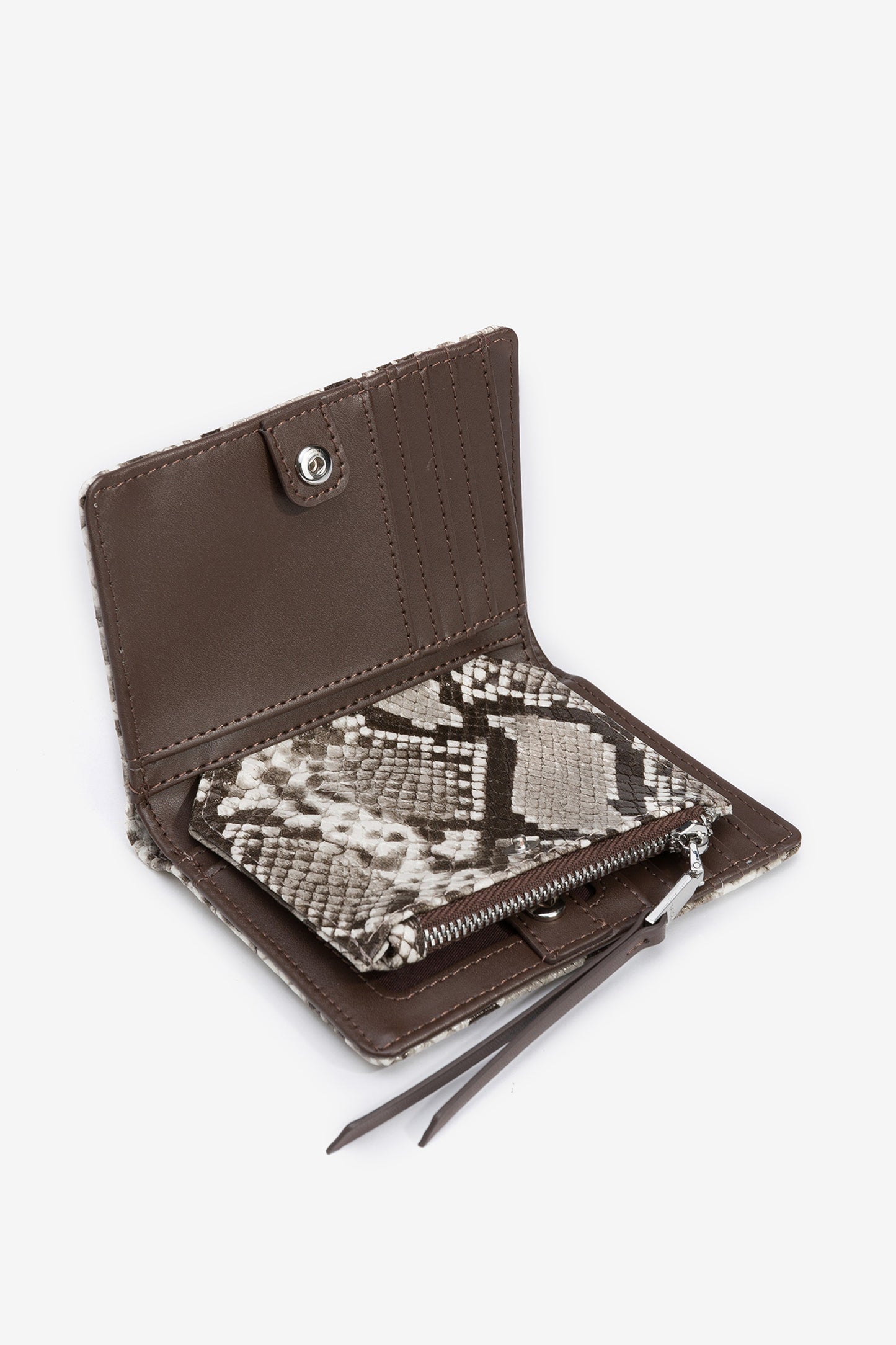 MONEDERO MEDIANO EFECTO PIEL ANIMAL