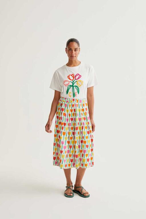 CAMISETA BORDADO TULIPANES COMPAÑÍA FANTÁSTICA