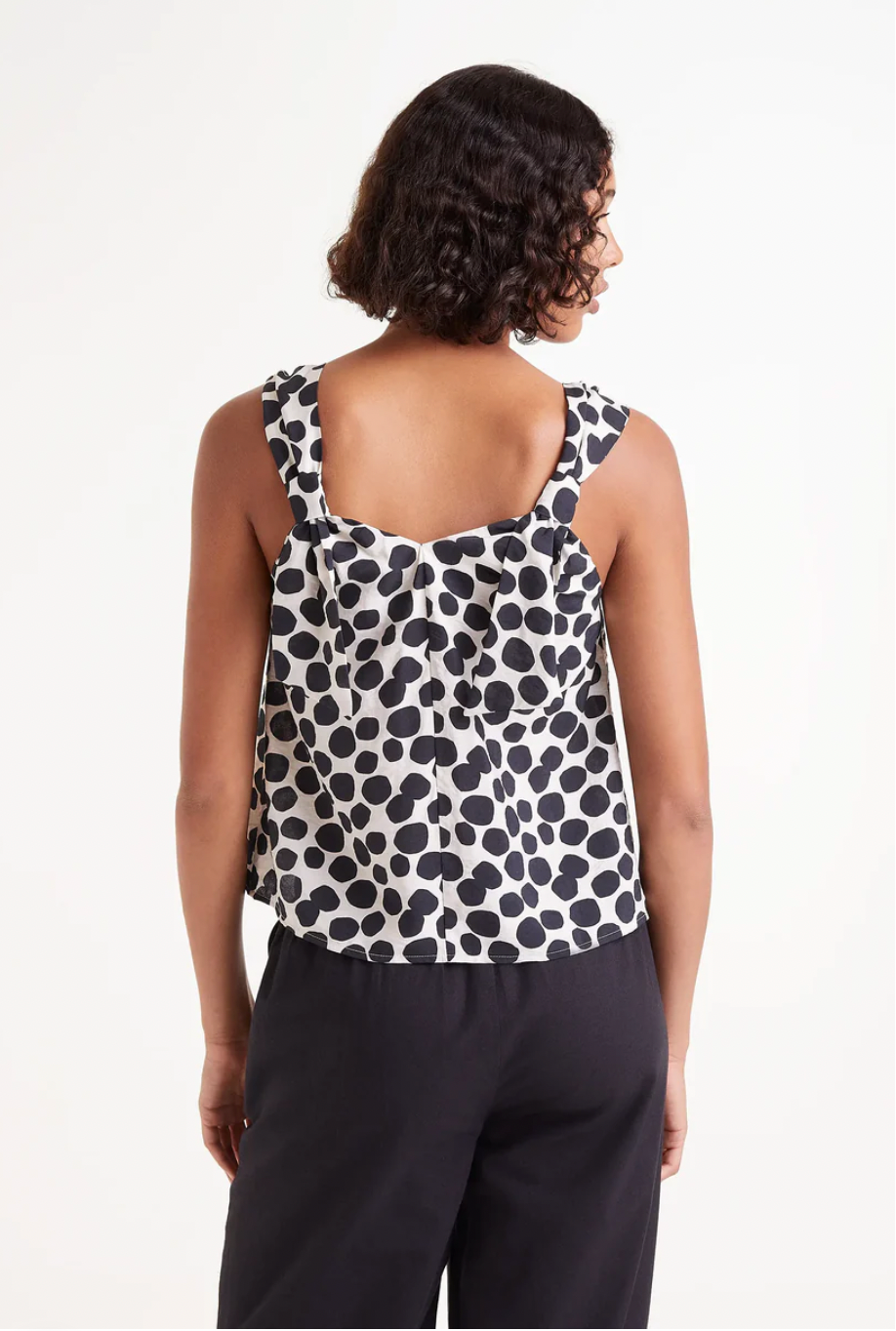 TOP TIRANTES ESTAMPADO TERRAZO COMPAÑÍA FANTÁSTICA