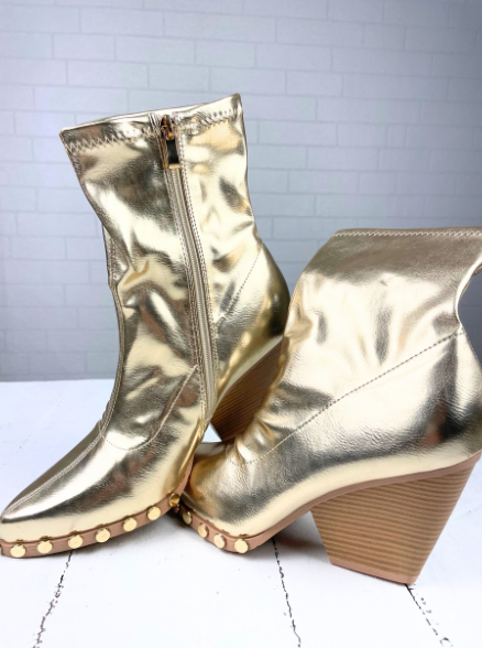 BOTAS COWBOY DORADAS