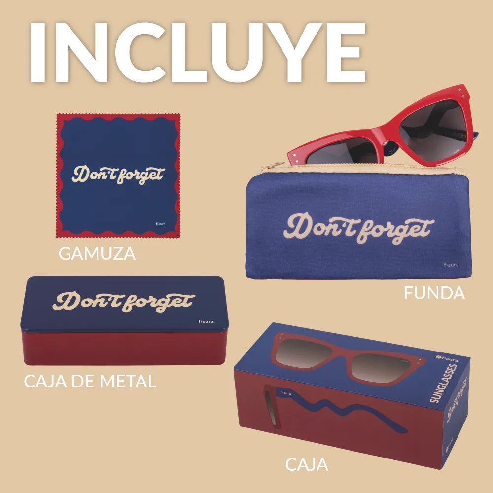 GAFAS DE SOL "DON´T FORGET" FISURA