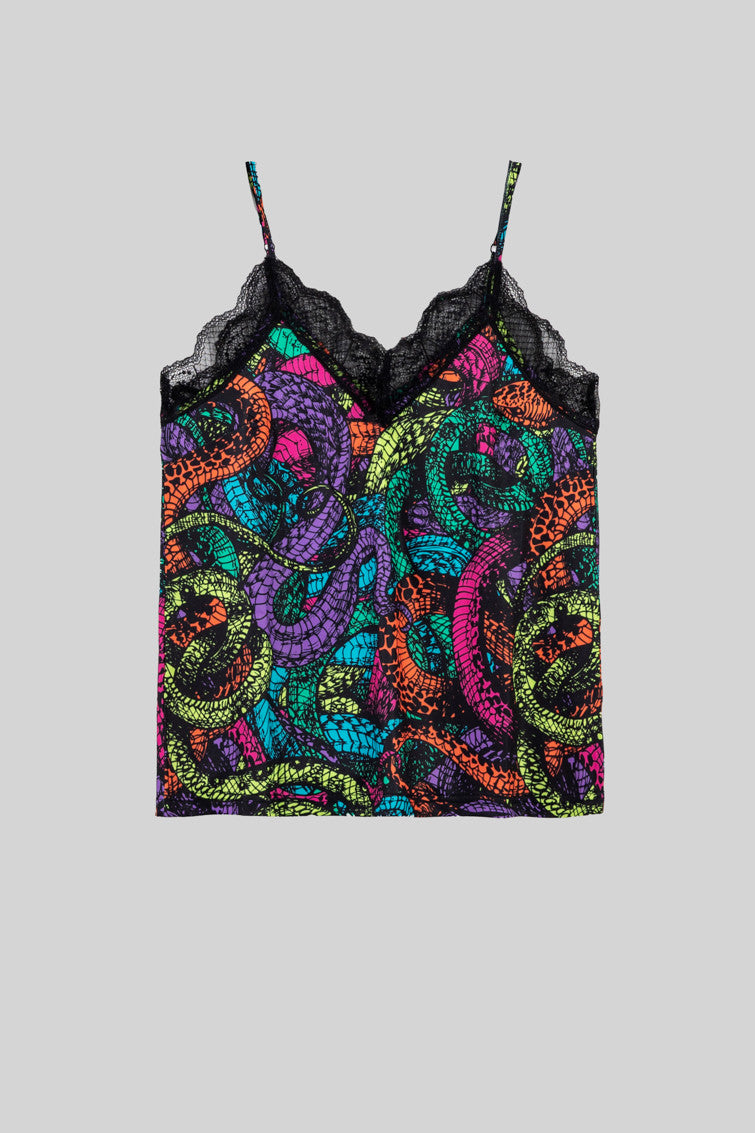 BLUSA LENCERA DE SERPIENTES VENENO LOLINA