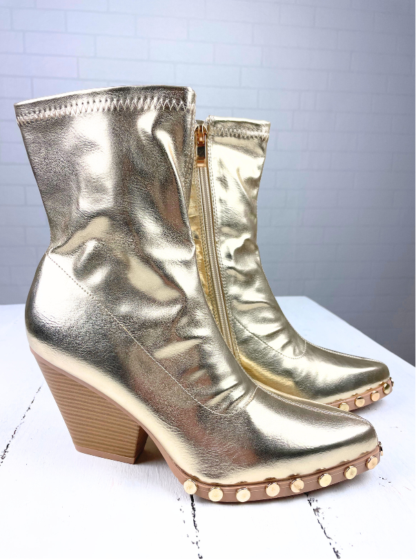 BOTAS COWBOY DORADAS