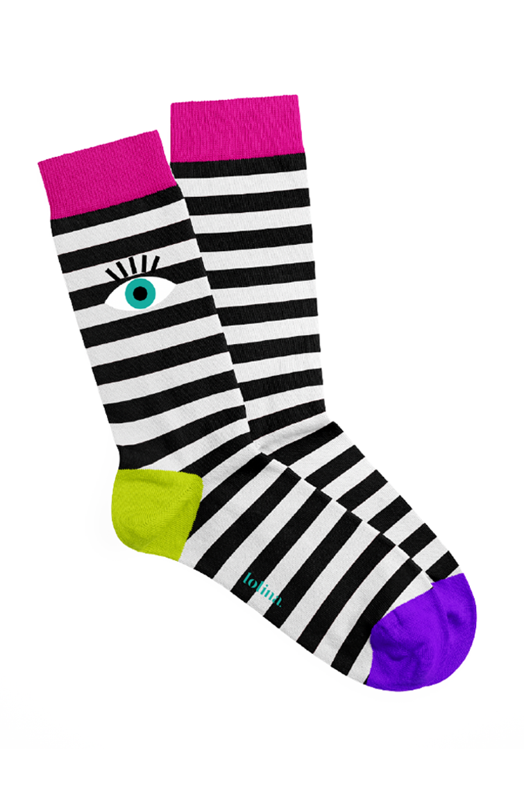 CALCETINES ESTAMPADOS LOVE YOURSELF LOLINA