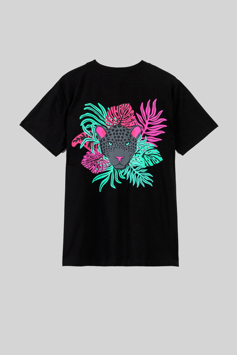 CAMISETA HOJAS Y PANTERAS NOCTURNA LOLINA