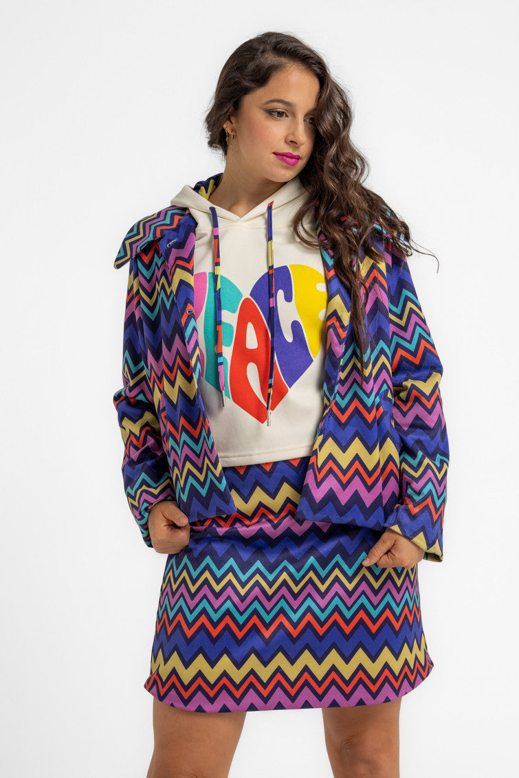 CHAQUETA RETRO CUELLO XL PEACE LOLINA