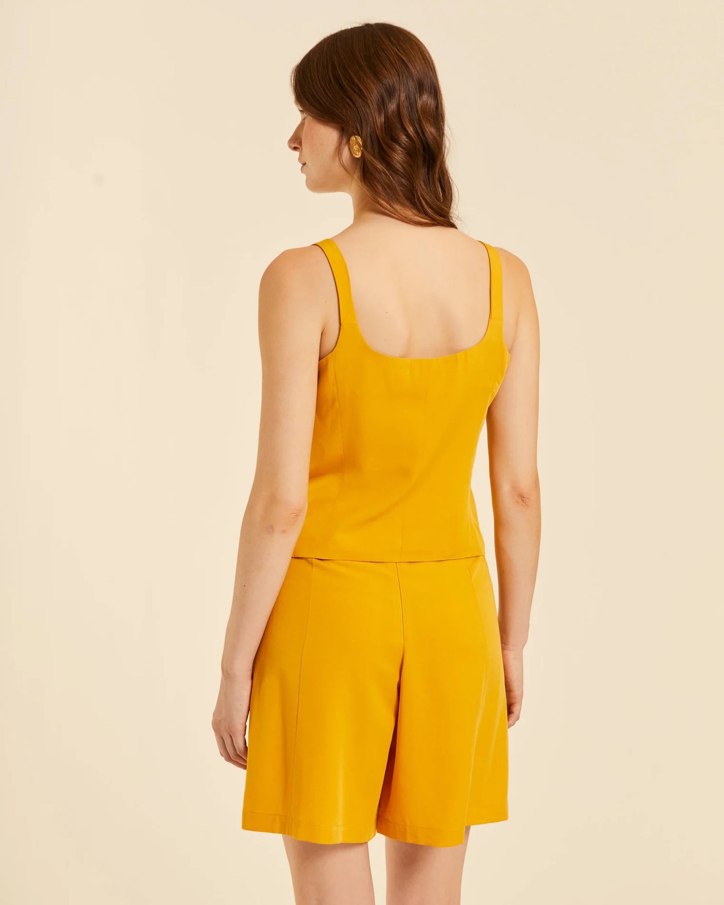 TOP CHALECO AMARILLO PEPALOVES