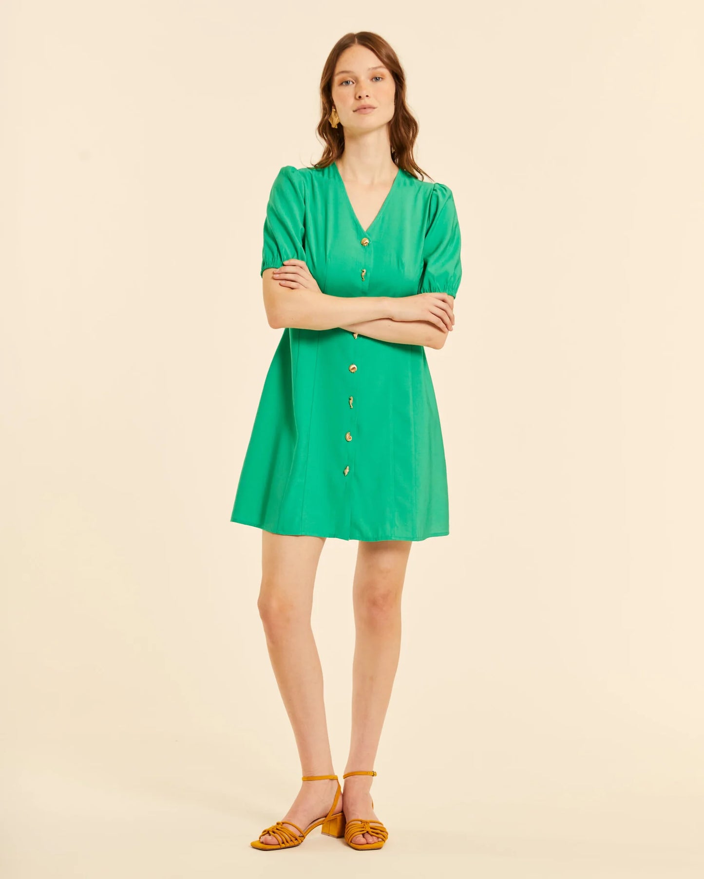 VESTIDO SKATE VERDE PEPALOVES