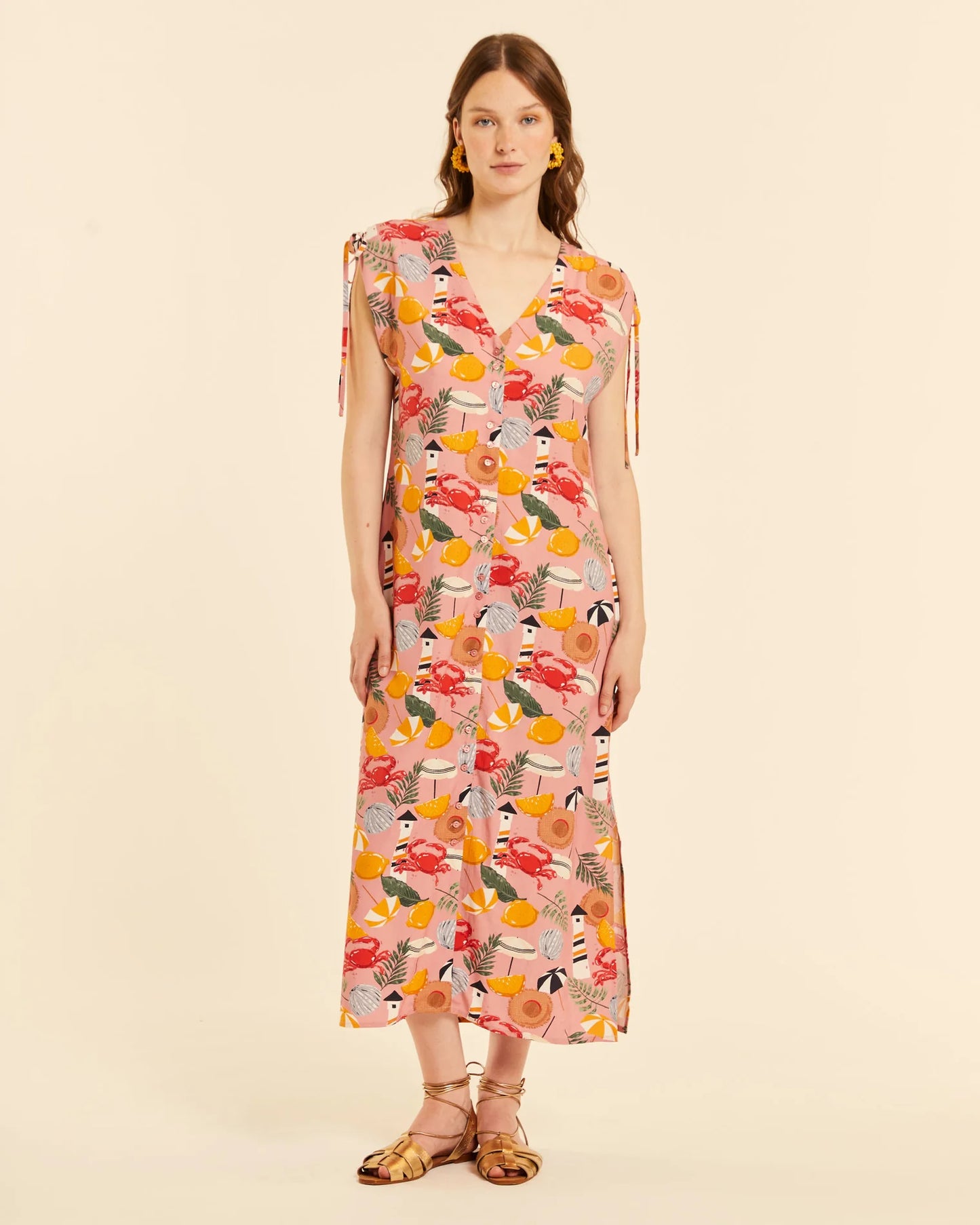 VESTIDO ABOTONADO SEASHORE PEPALOVES