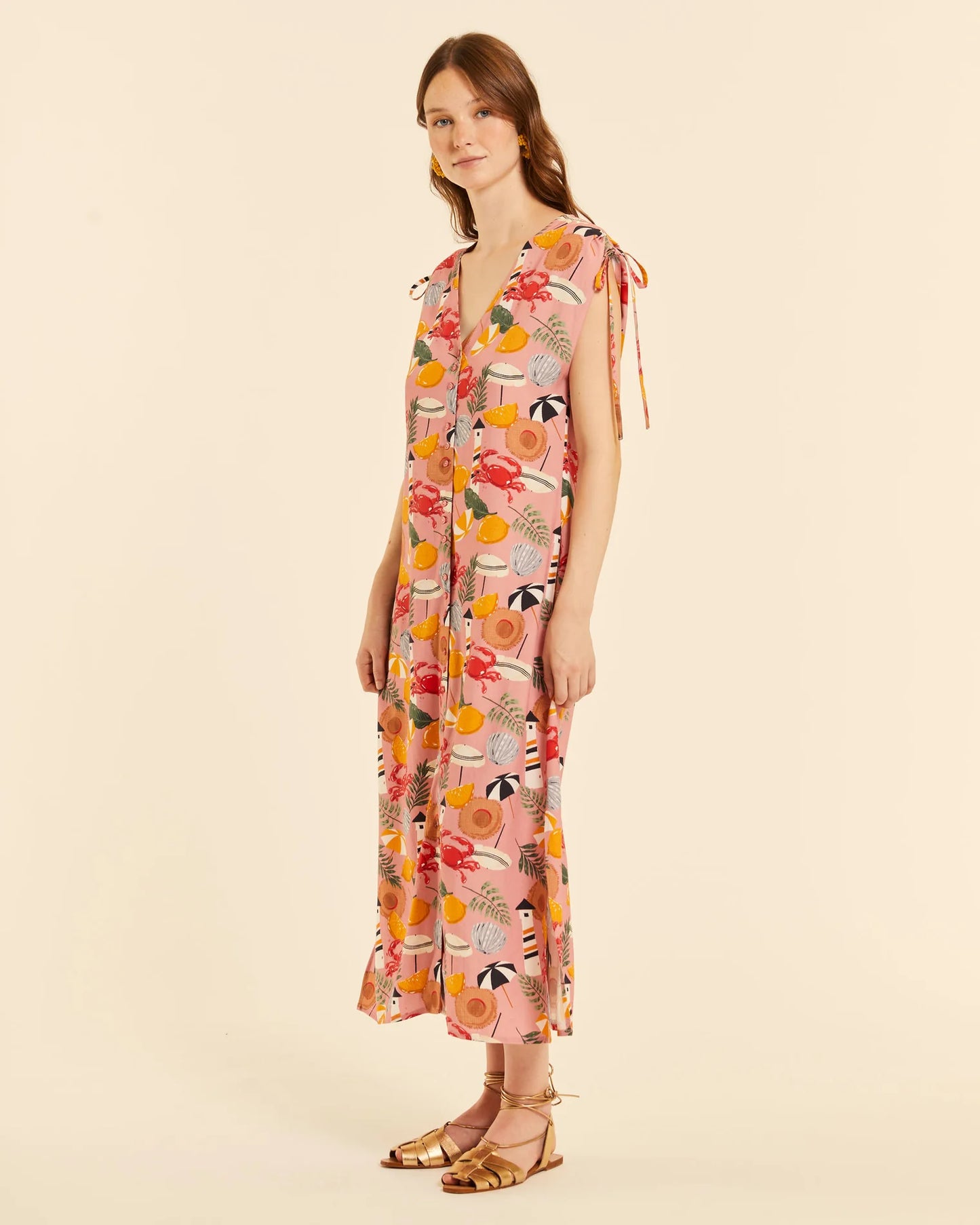 VESTIDO ABOTONADO SEASHORE PEPALOVES