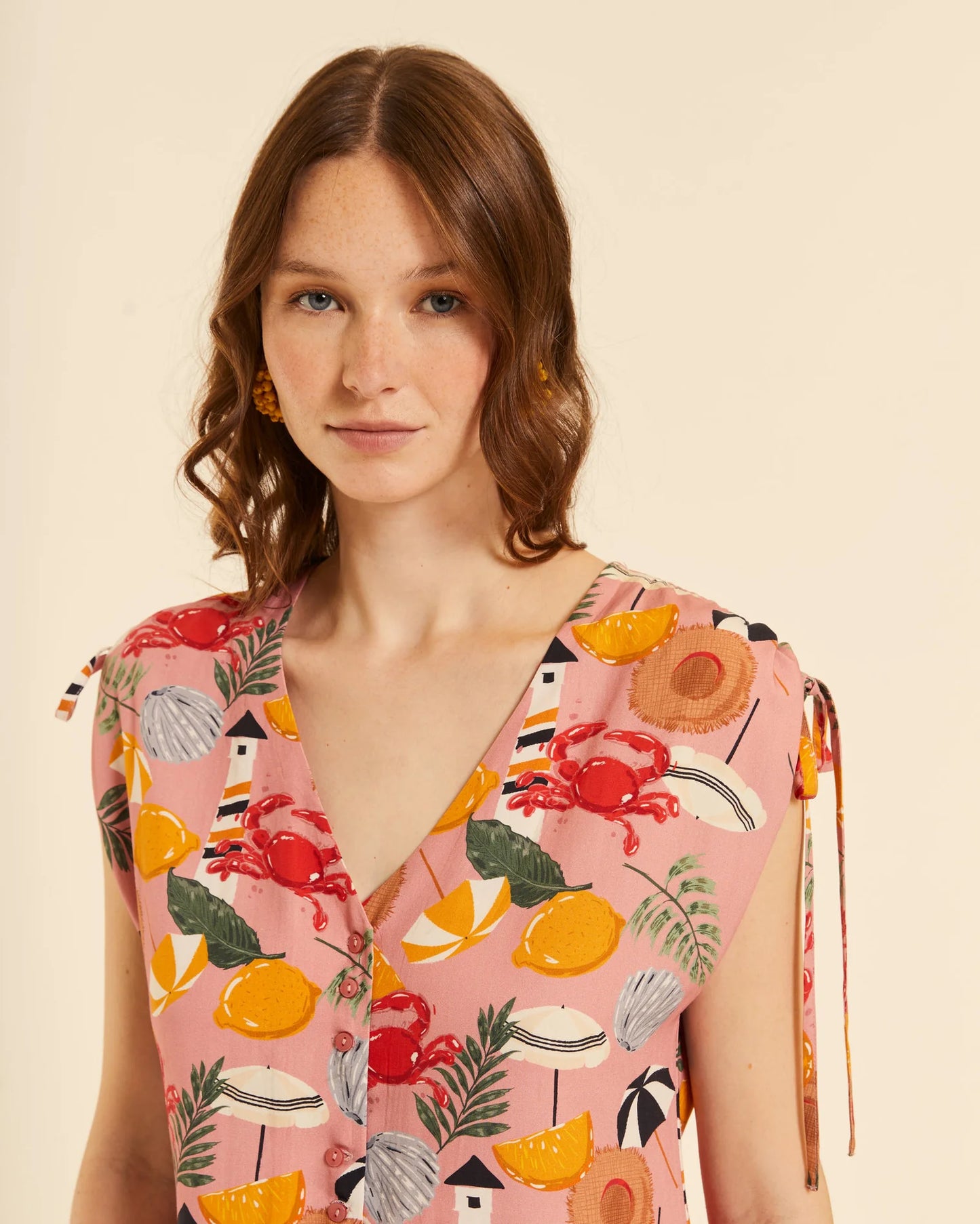 VESTIDO ABOTONADO SEASHORE PEPALOVES