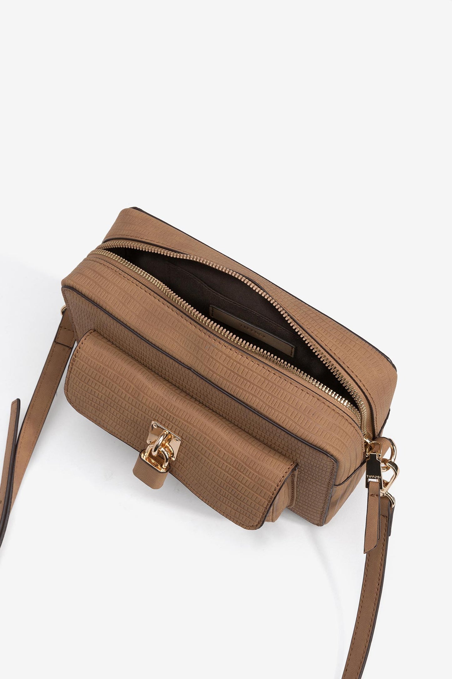BOLSO BANDOLERA CON CIERRE DE SOLAPA TIFFOSI