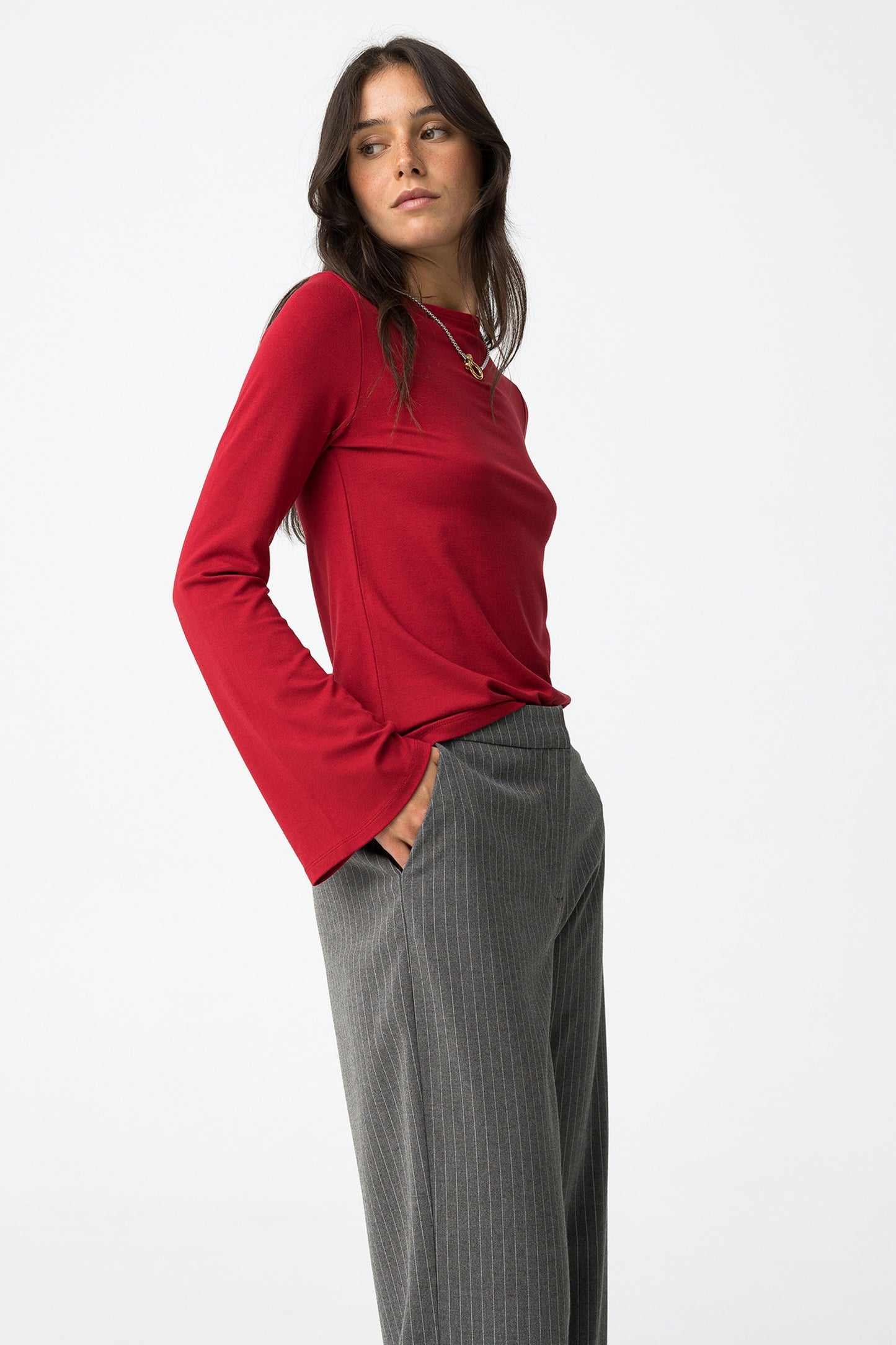 CAMISETA SLIM MANGA LARGA TIFFOSI