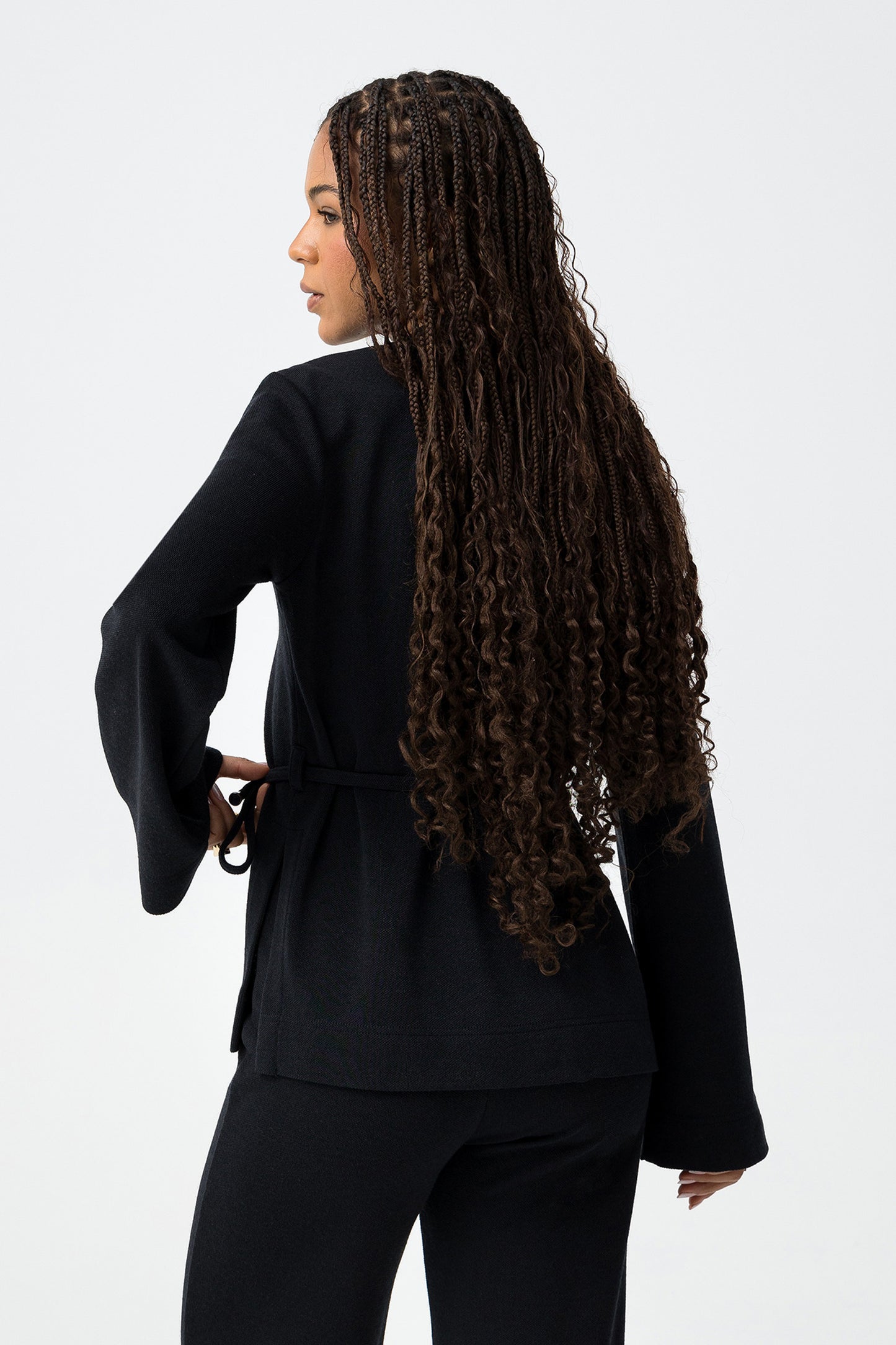 CAMISETA NEGRA CON CINTURÓN TIFFOSI