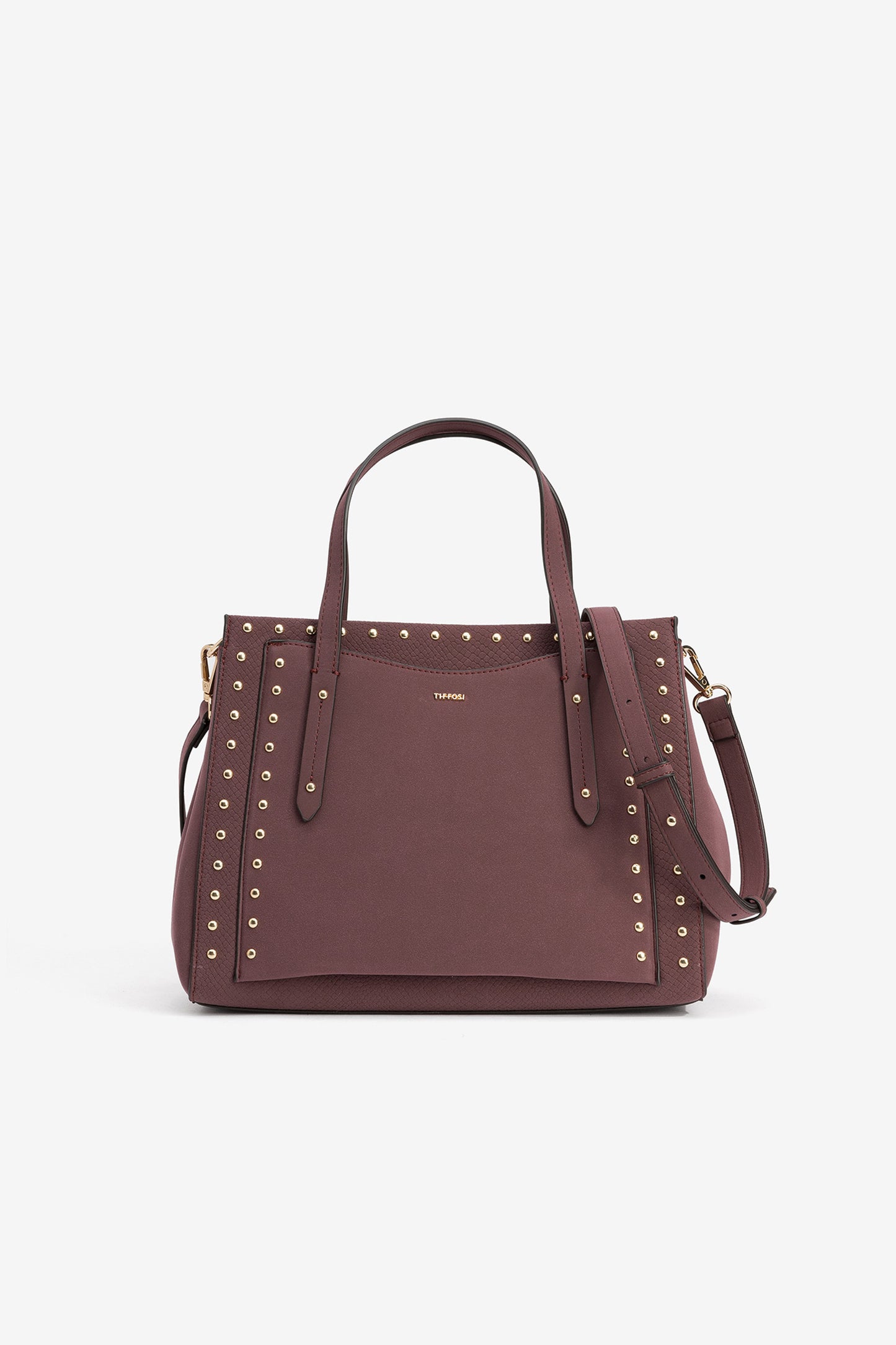 BOLSO CITY COLOR VINO TIFFOSI