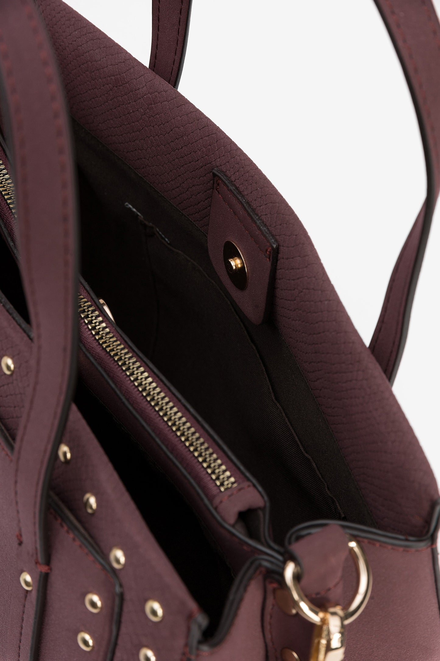 BOLSO CITY COLOR VINO TIFFOSI