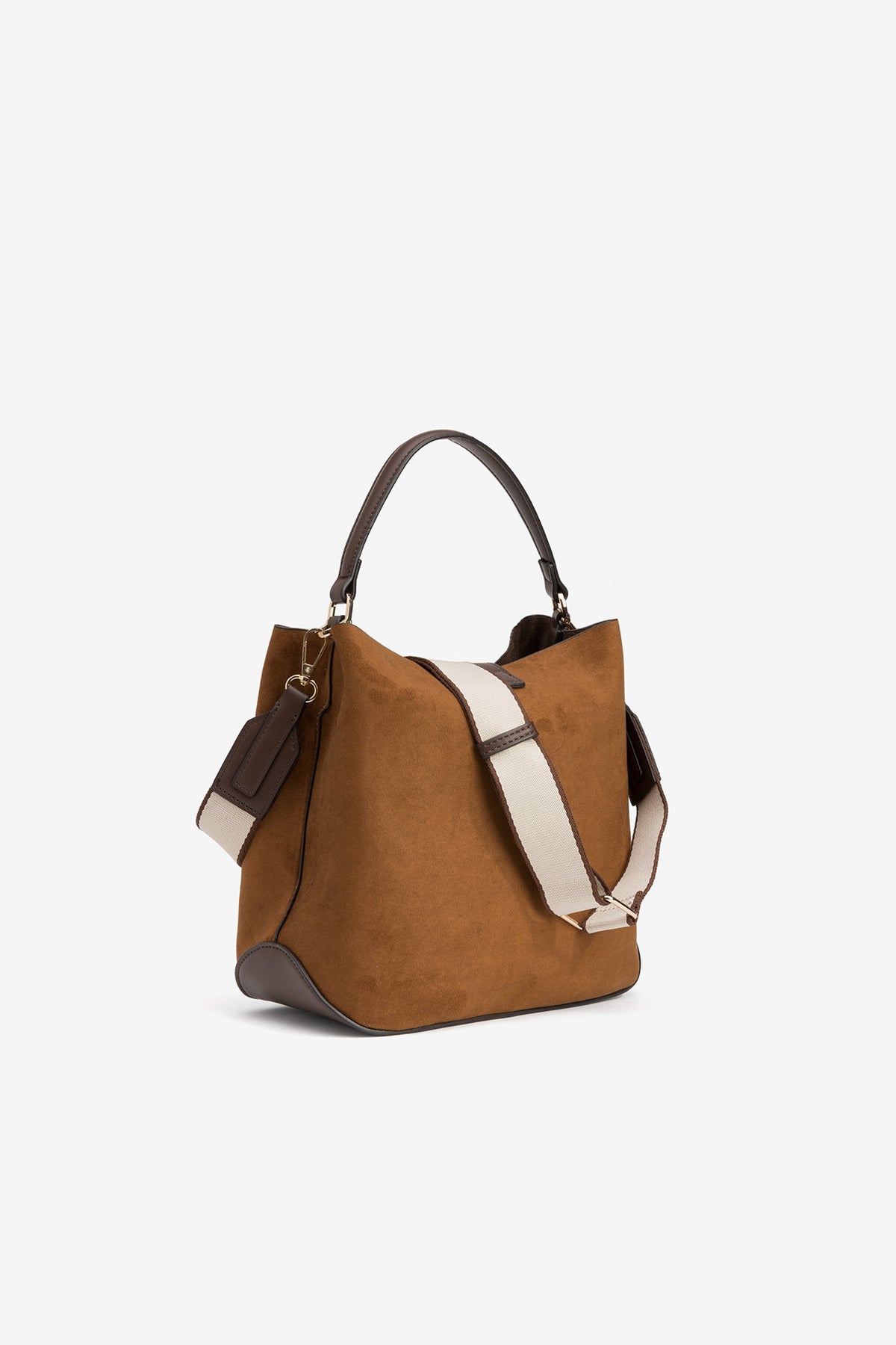 BOLSO MARRÓN ESTRUCTURADO TIFFOSI