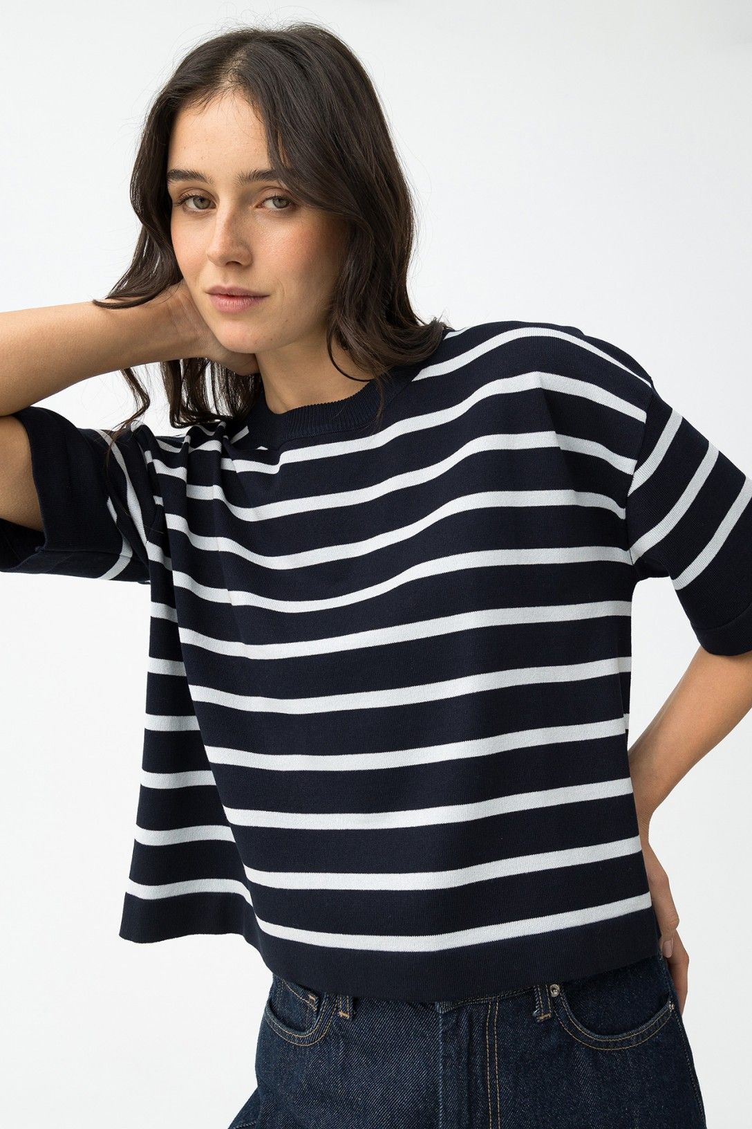 CAMISETA RAYAS OVERSIZE