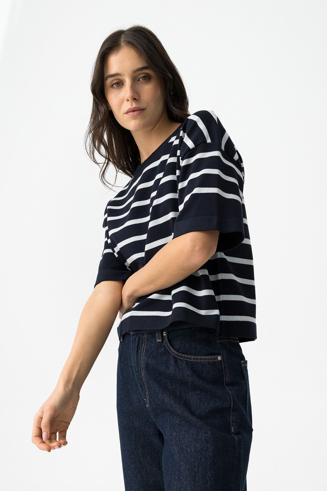 CAMISETA RAYAS OVERSIZE
