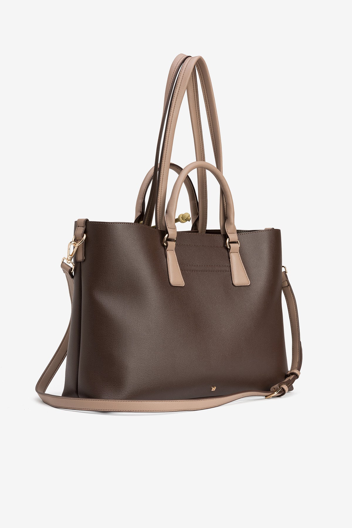 BOLSO CHOCOLATE DISEÑO OFFICE TIFFOSI