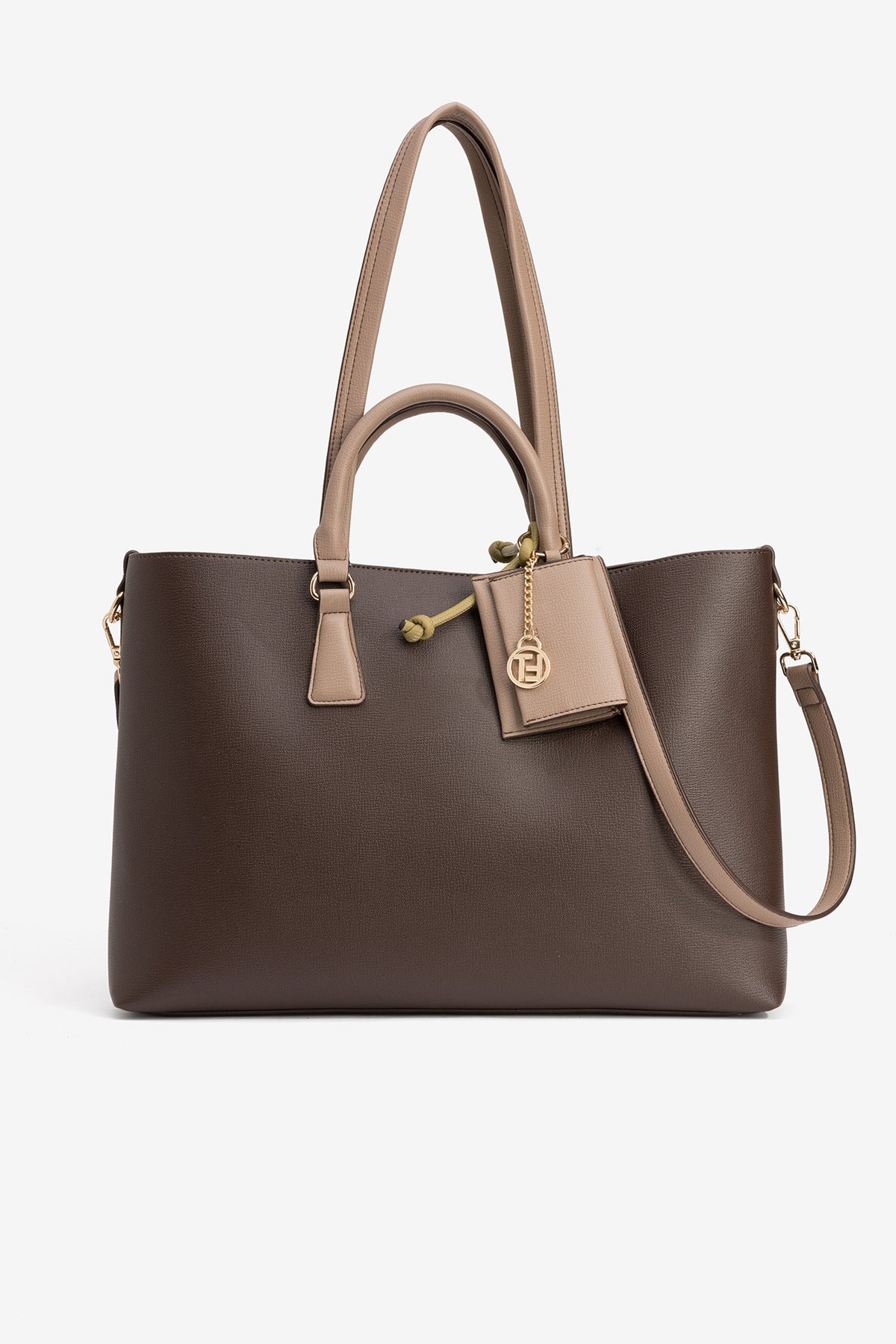 BOLSO CHOCOLATE DISEÑO OFFICE TIFFOSI