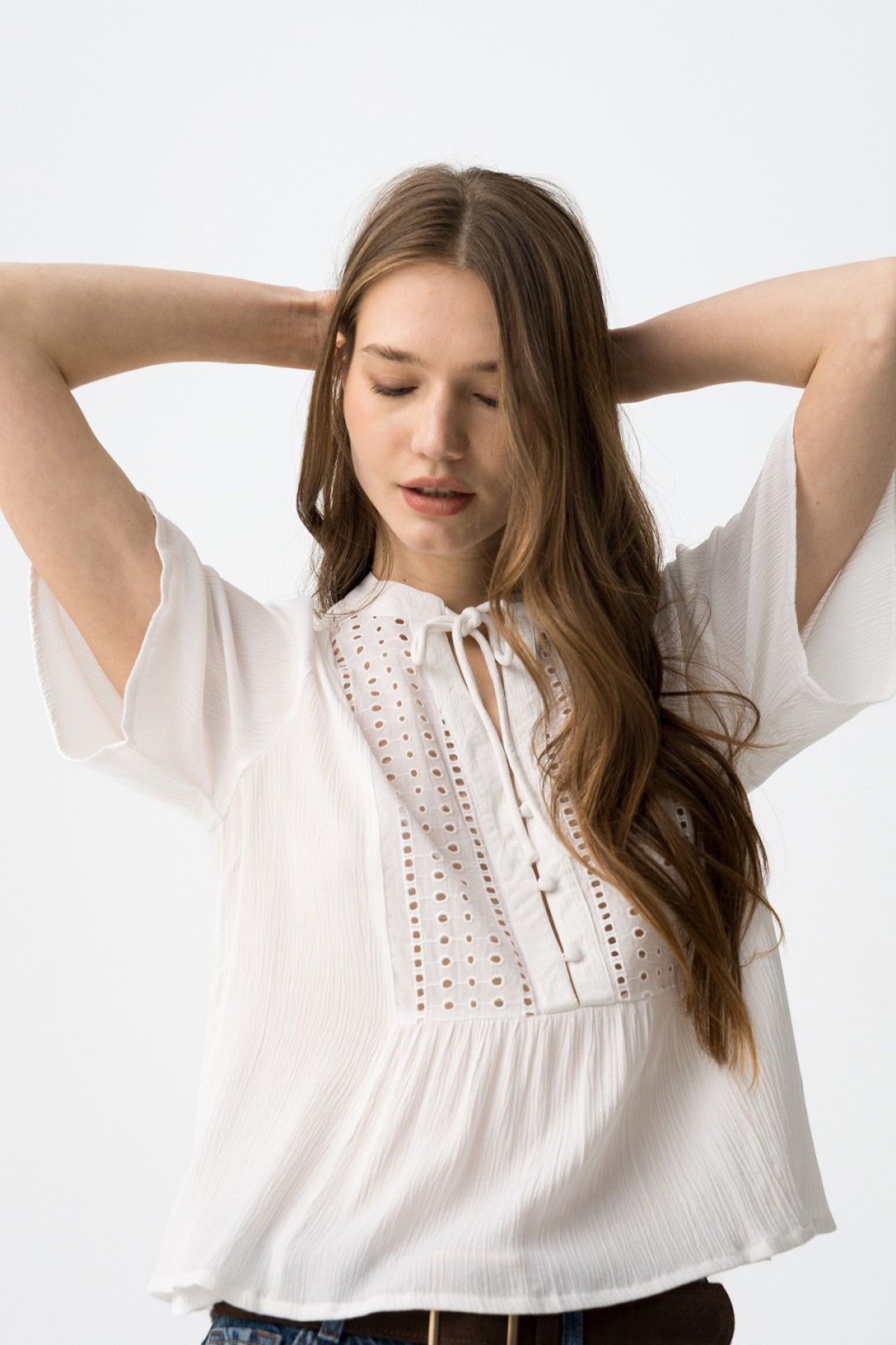 BLUSA ENCAJE TIFFOSI