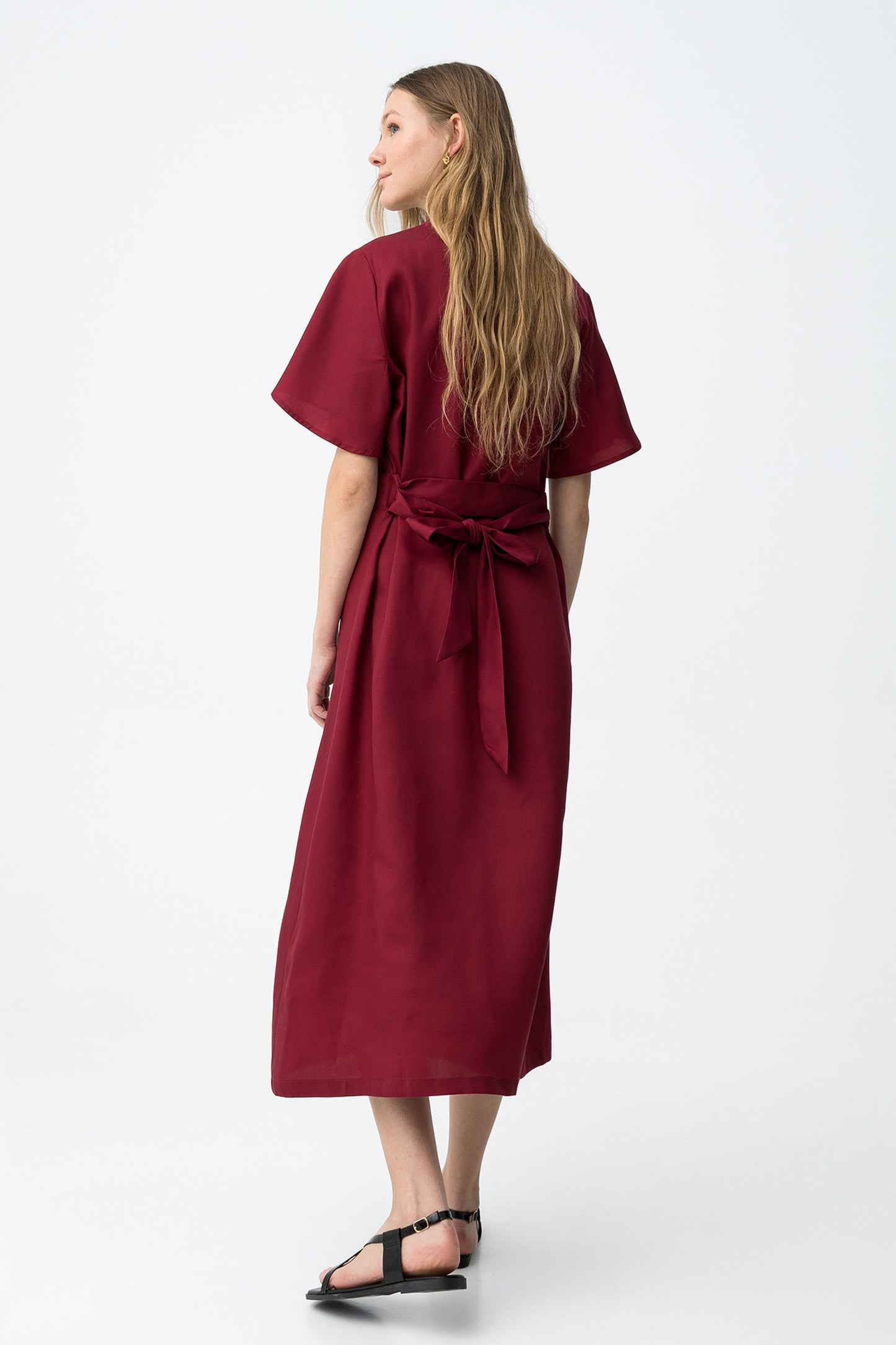 VESTIDO CAMISERO ROJO TIFFOSI