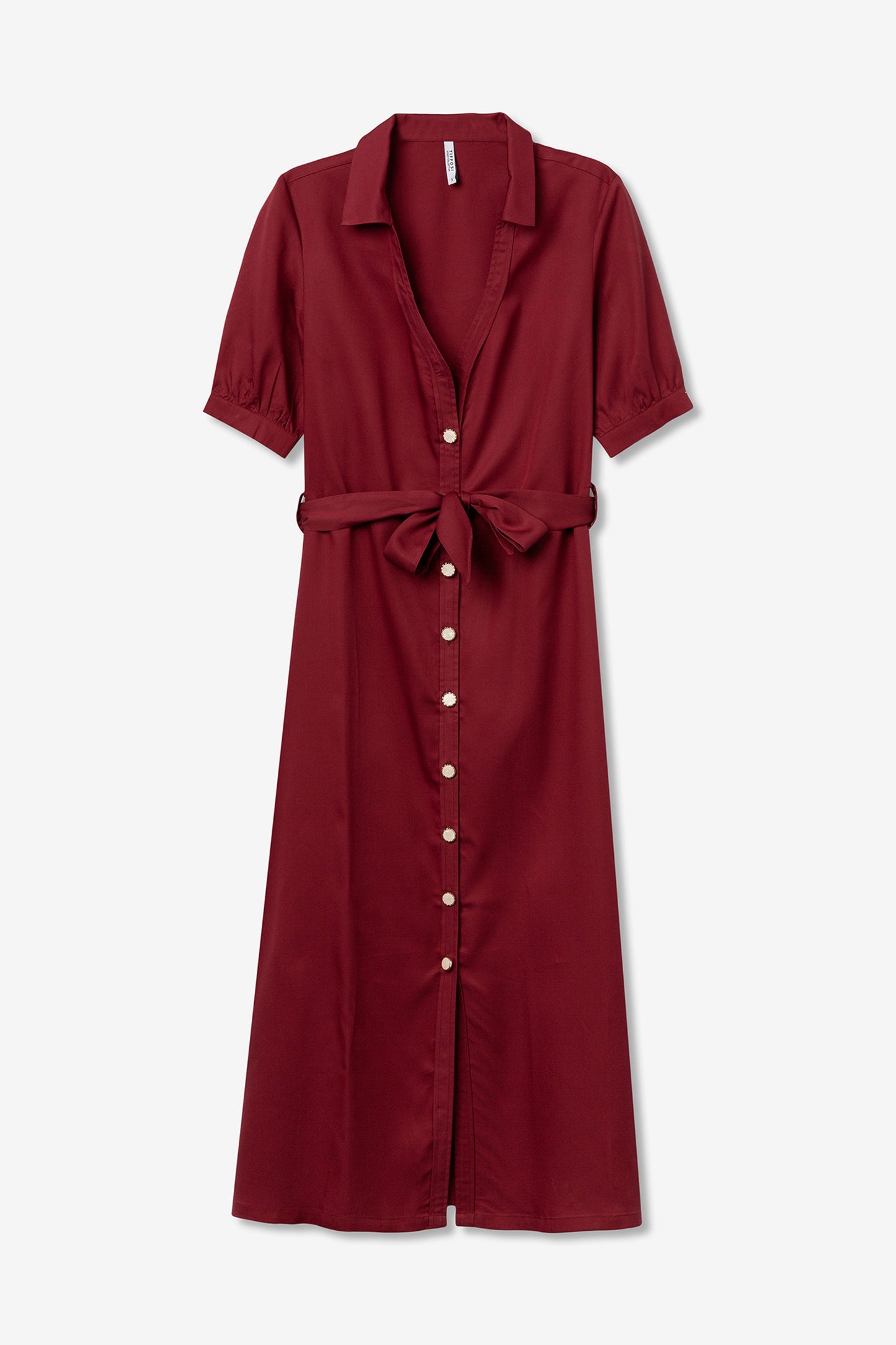 VESTIDO CAMISERO ROJO TIFFOSI