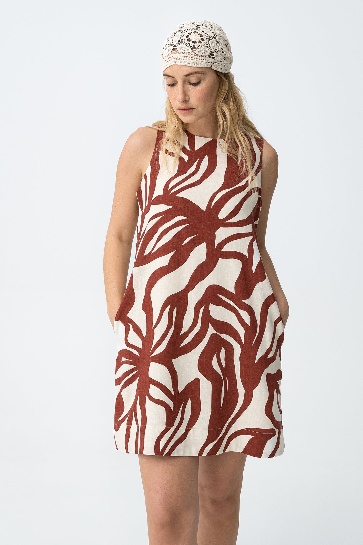 VESTIDO RECTO SIN MANGAS TIFFOSI