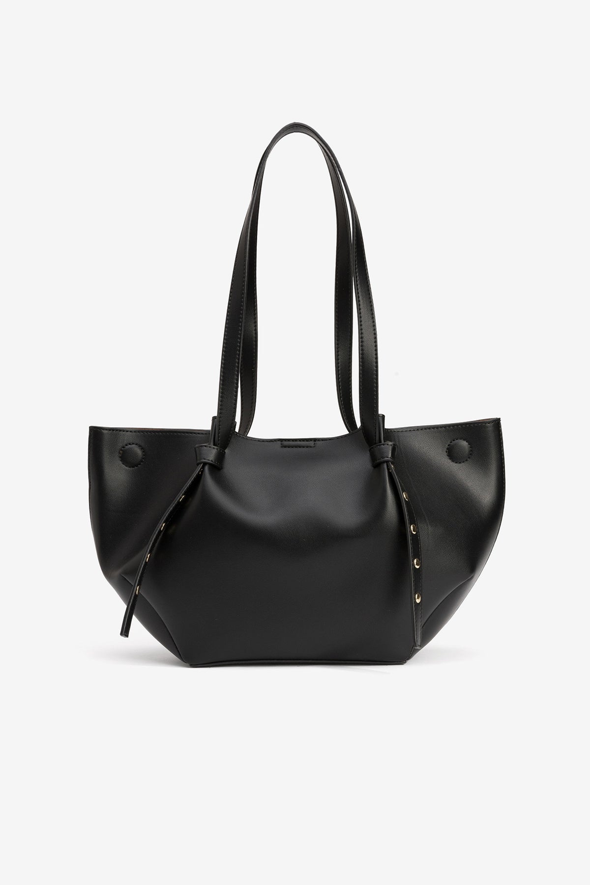 BOLSO SHOPPER NEGRO MINIMALISTA TIFFOSI