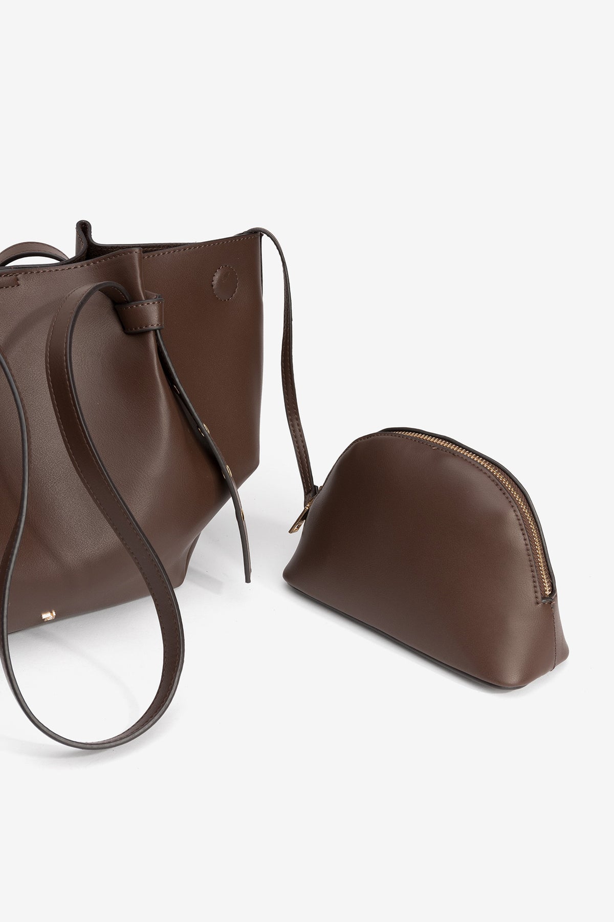 BOLSO SHOPPER MARRÓN CHOCOLATE TIFFOSI