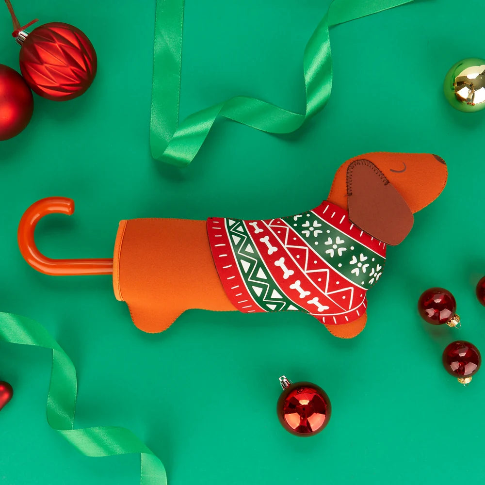 TECKEL CHRISTMAS MARRÓN