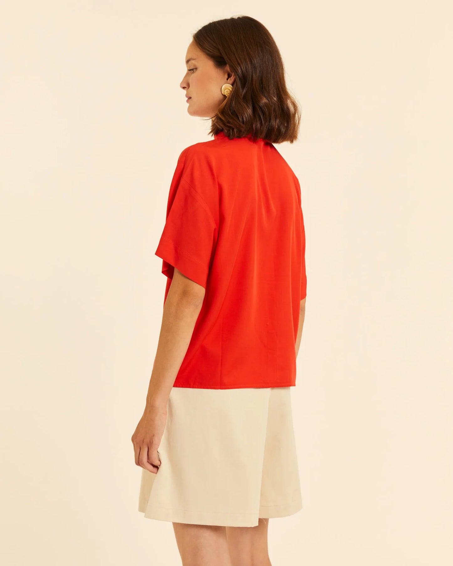 CAMISA DE MANGA CORTA ROJA PEPALOVES