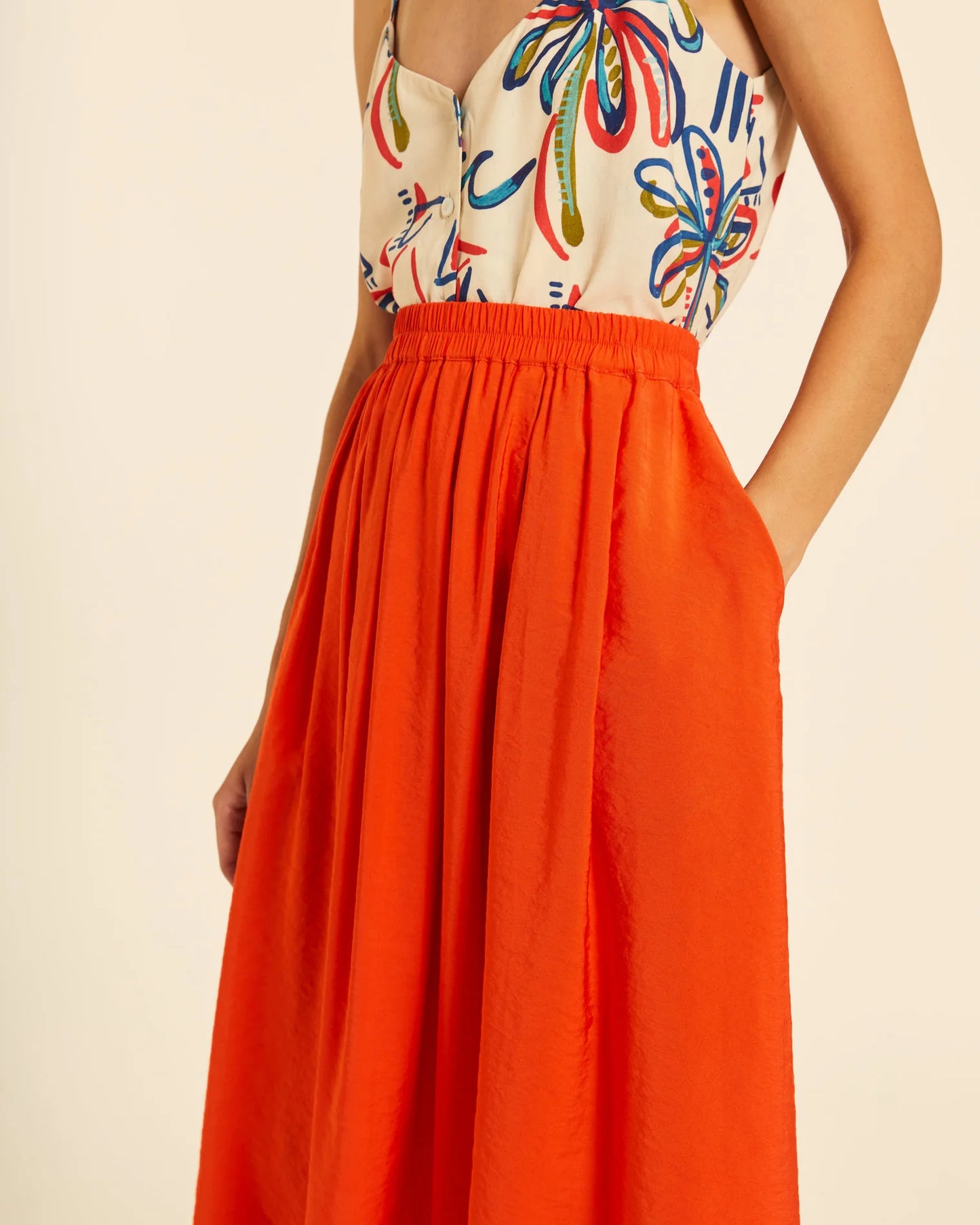 FALDA RIZADA CORAL PEPALOVES
