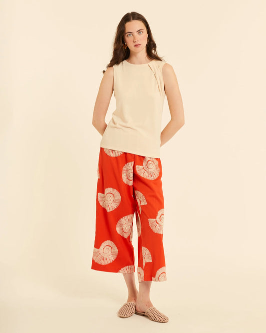 TOP CON DETALLE EN HOMBRO CREMA PEPALOVES
