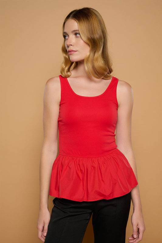 RED IVY TOP MINUETO