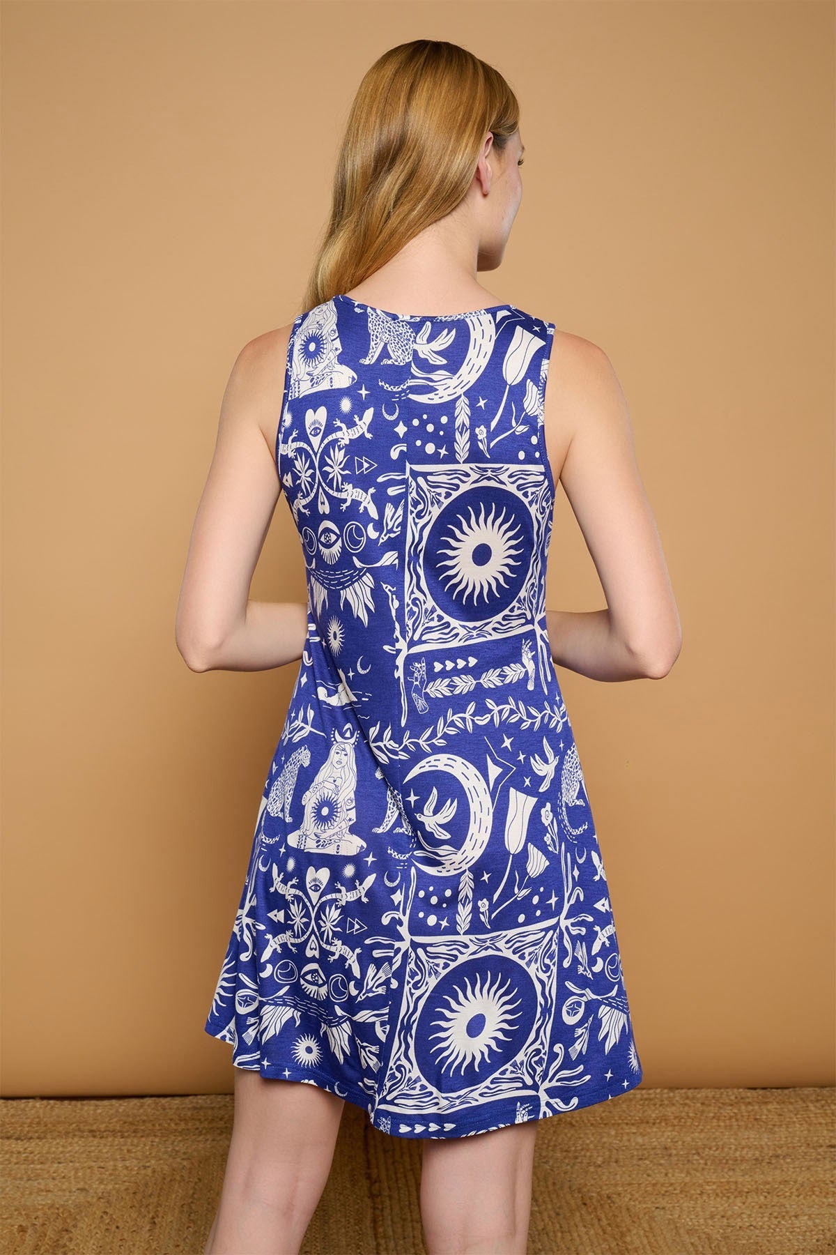 BLUE TANIT DRESS MINUETO