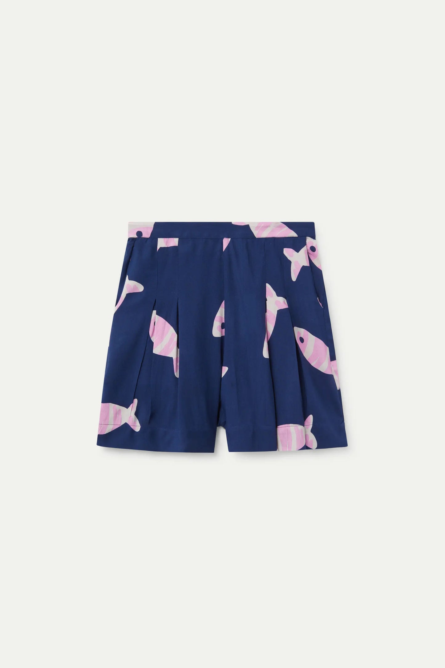 SHORTS RAYÓN CON ESTAMPADO EUREKA COMPAÑÍA FANTÁSTICA