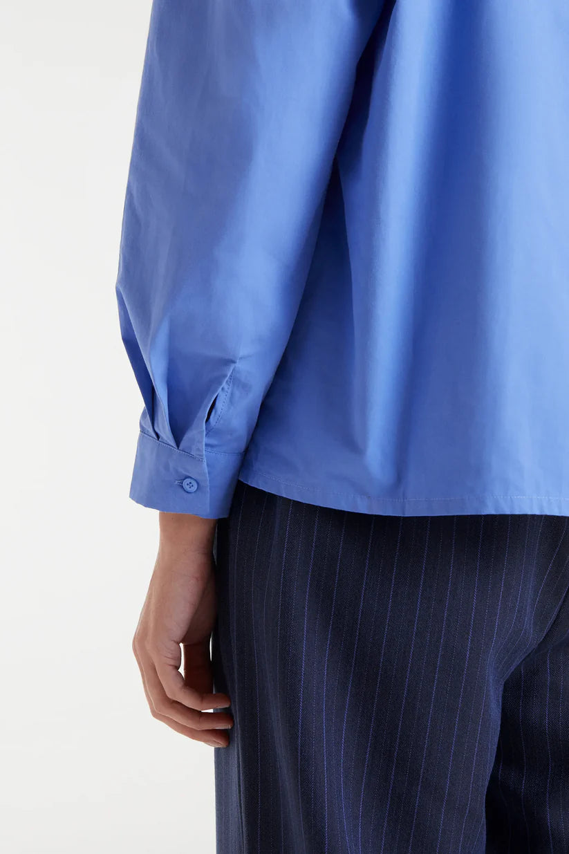 CAMISA 100% ALGODÓN LAZADA AZUL COMPAÑÍA FANTÁSTICA