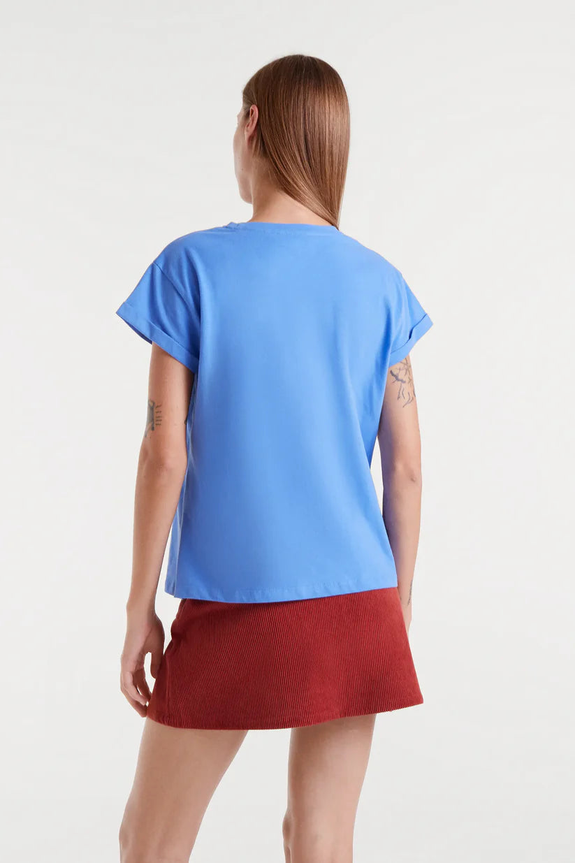 CAMISETA 100% ALGODÓN AZUL COMPAÑÍA FANTÁSTICA