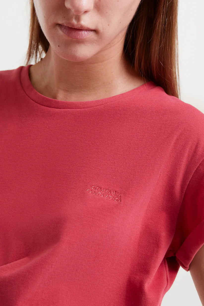 CAMISETA ROJA 100% ALGODÓN COMPAÑÍA FANTÁSTICA