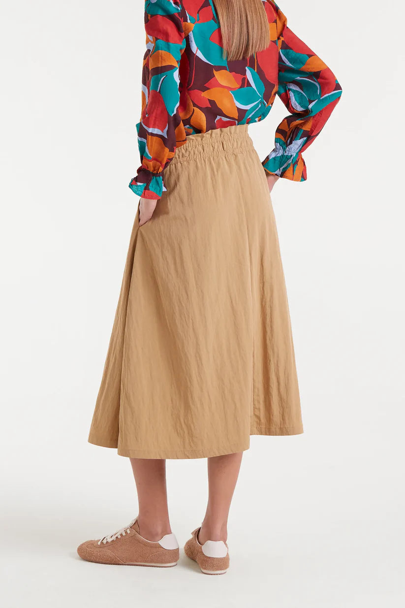 FALDA MIDI CAMEL COMPAÑÍA FANTÁSTICA