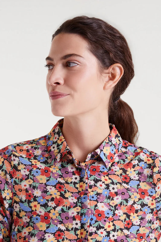 CAMISA CREPÉ LIGERO CON ESTAMPADO HAMPTON SMALL COMPAÑÍA FANTÁSTICA