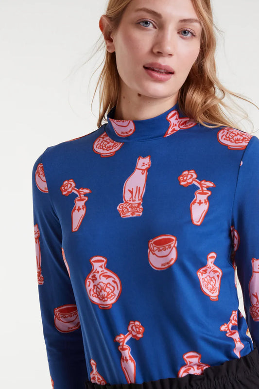 CAMISETA CON ESTAMPADO PORCELAIN COMPAÑÍA FANTÁSTICA