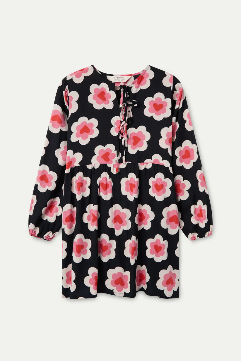 VESTIDO CORTO CON ESTAMPADO SWEETHEART COMPAÑÍA FANTÁSTICA