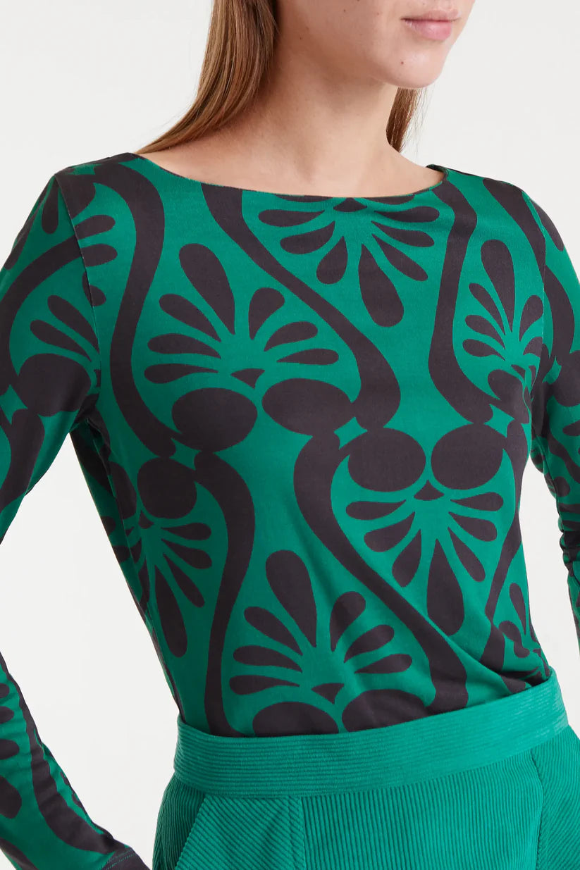 CAMISETA CON ESTAMPADO BAROQUE COMPAÑÍA FANTÁSTICA