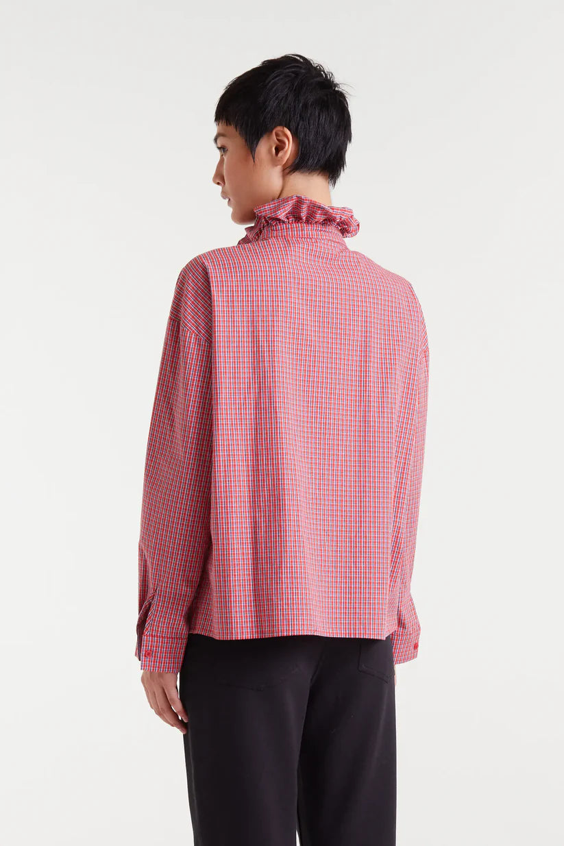 CAMISA 100% ALGODÓN CUADRO VICHY ROJO COMPAÑÍA FANTÁSTICA