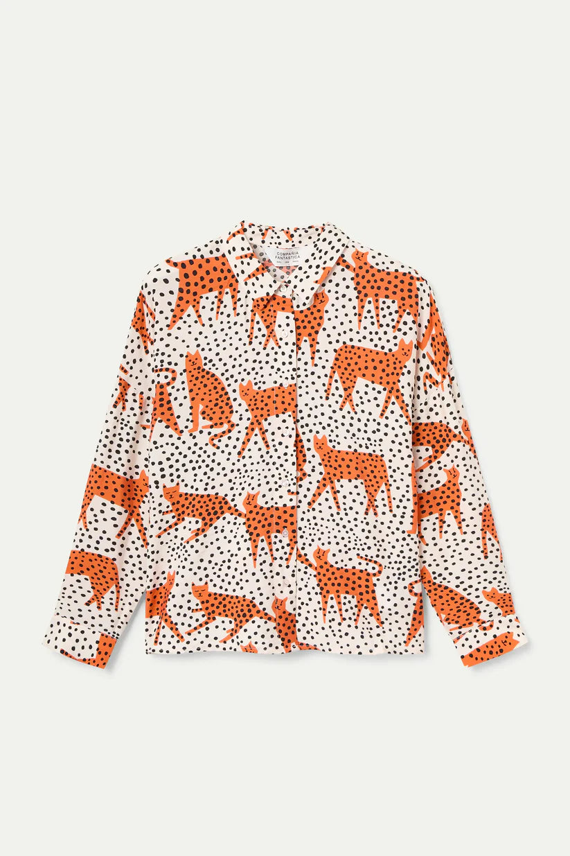 CAMISA CON ESTAMPADO TANO COMPAÑÍA FANTÁSTICA