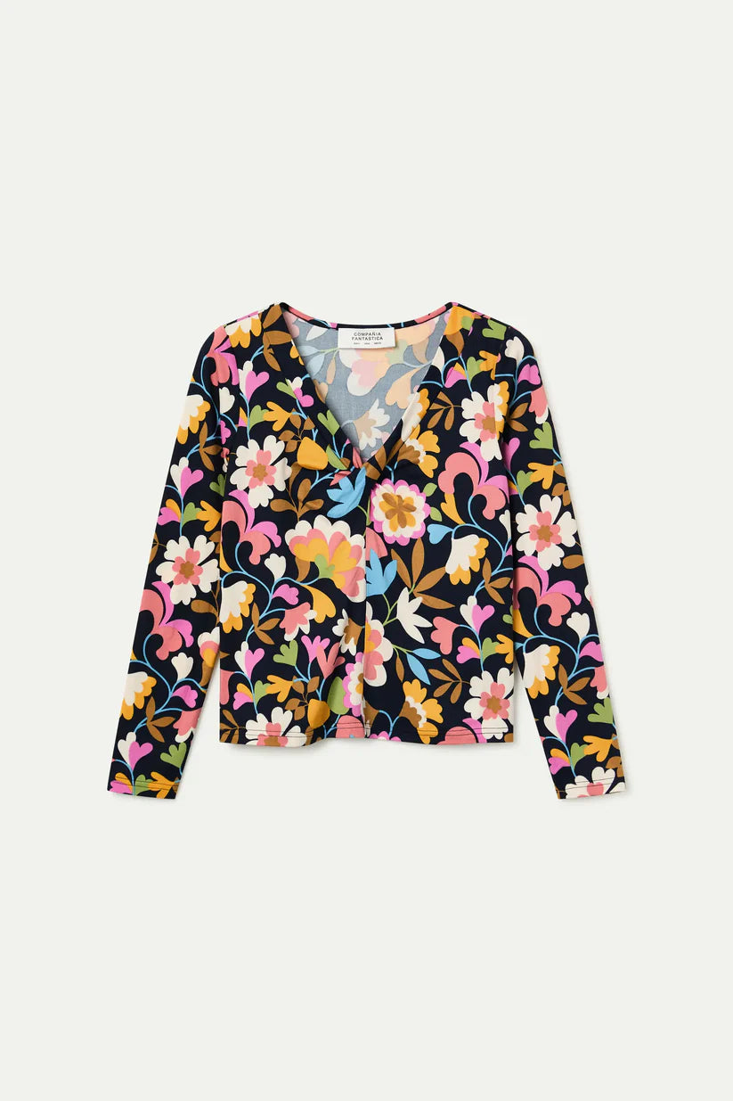 CAMISETA MANGA LARGA ESTAMPADO BABOUSHKA COMPAÑÍA FANTÁSTICA