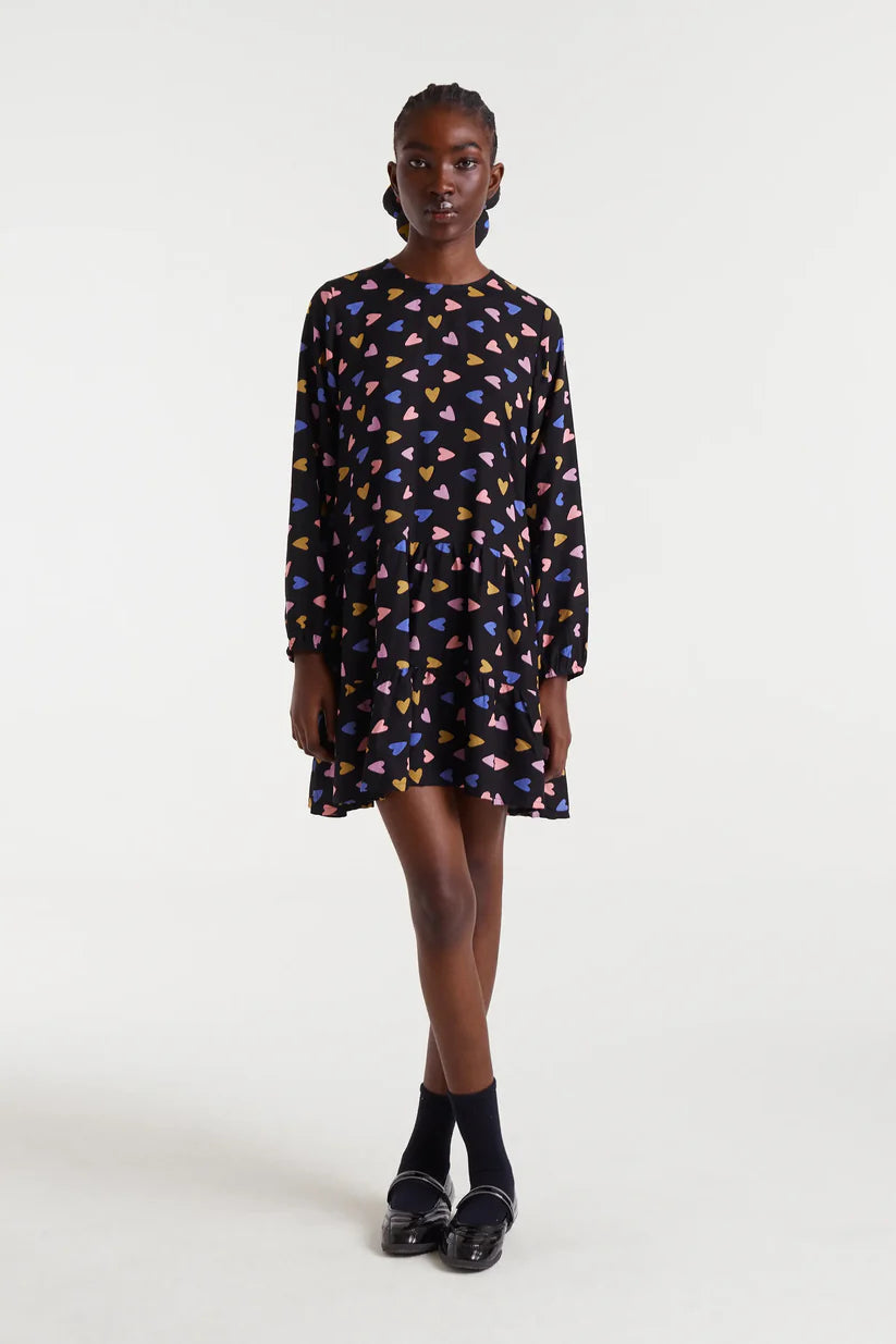 VESTIDO CORTO ESTAMPADO POTPOURRI COMPAÑÍA FANTÁSTICA